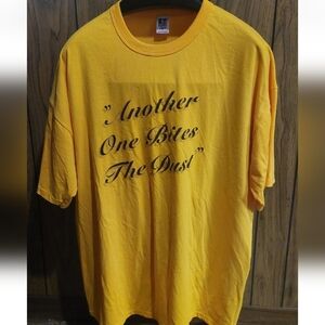 "Another One Bites The Dust" Shirt Vintage 80s Queen 2xl Russell Athletics